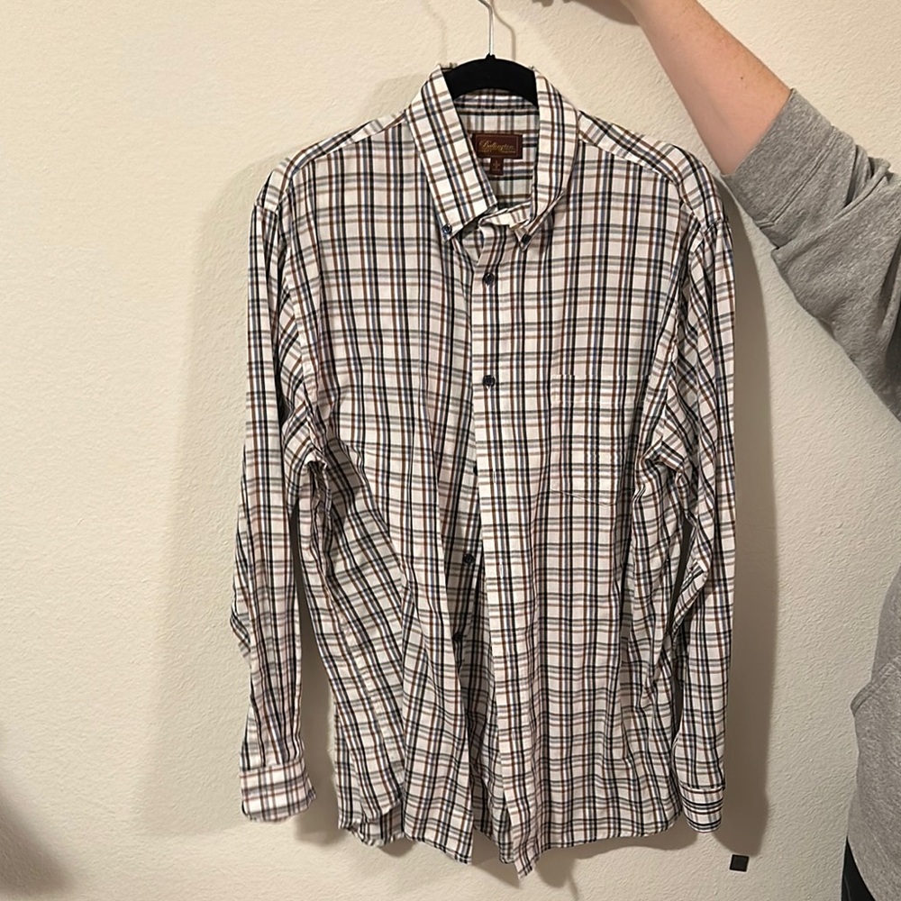 Men's Plaid Shirt - Multicolor
